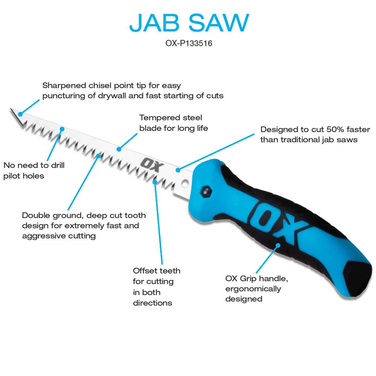 Ox Pro Series Drywall Jab Saw